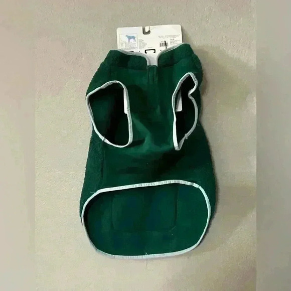 Boots And Barkley Dog Sherpa Vest Large Green For Medium Breeds NWT - Picture 2 of 5